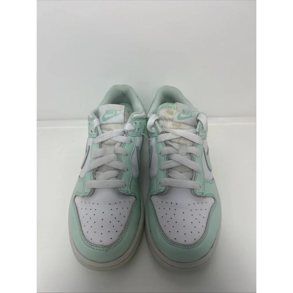 Nike Dunk Low Sneakers Youth Size 3Y, Women's Sz 4.5 White/Mint Foam FZ3536-100
